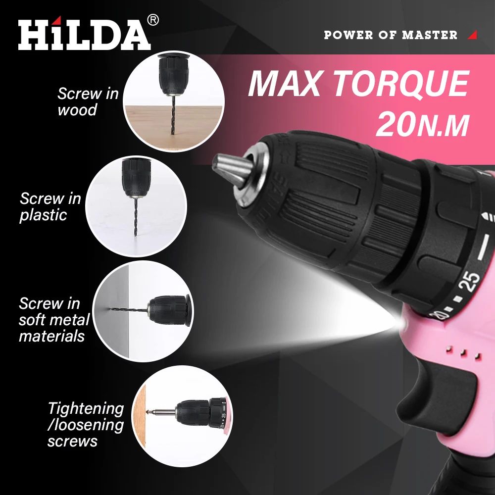 12V Cordless Drill Electric Screwdriver Mini LithiumIon Power Driver For Home Repairs DIY Project 4