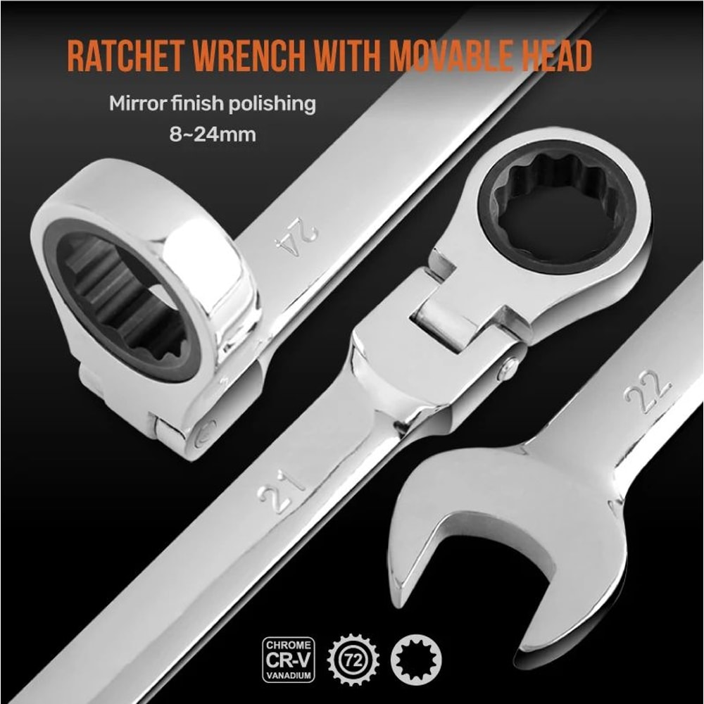 Adjustable Torque Ratchet Spanner Set 38 Inches Universal Torx Wrench Kit For Bicycle Motorcycle 2