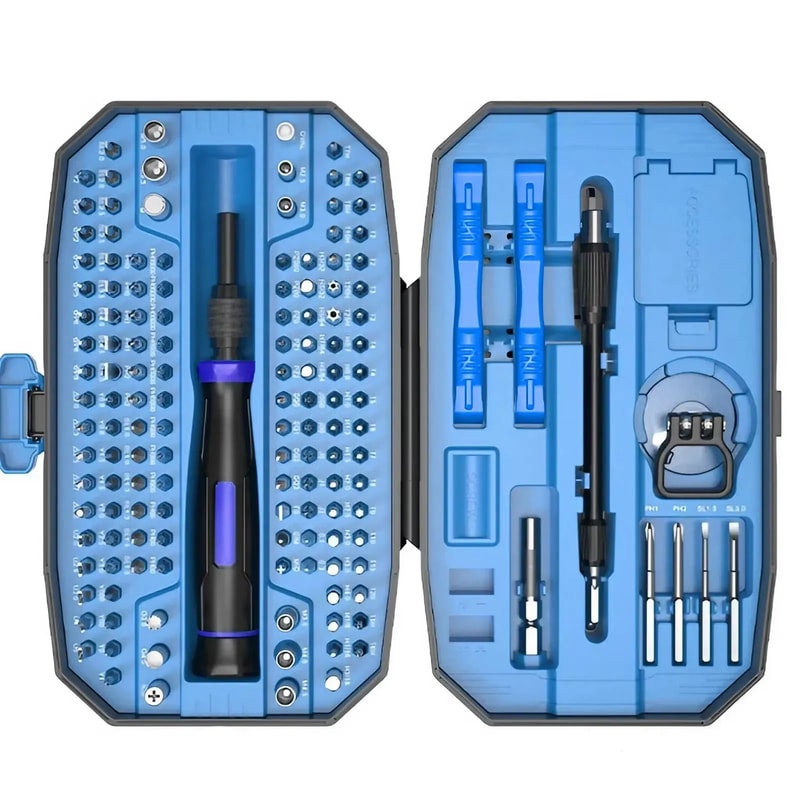 15225in1 Precision Screwdriver Set Laptop Computer Repair Tool Kit With Torx T5 T6 Bits For Elect 8