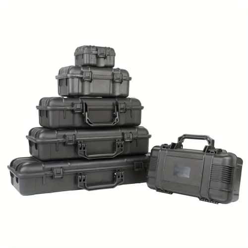 Sealed Shockproof Hard Carry Case with Foam Insert – Protective Storage Box for Cameras, Instruments, Tools & Optics