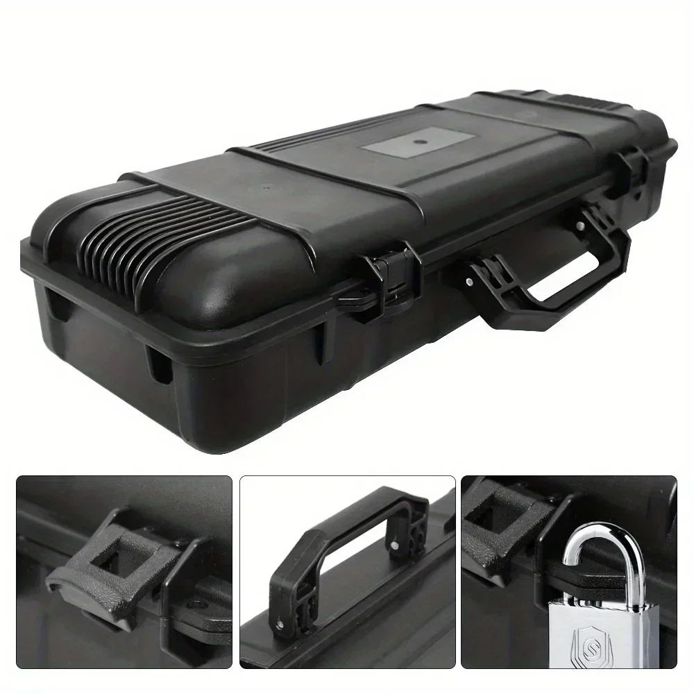 Sealed Shockproof Hard Carry Case With Foam Insert Protective Storage Box For Cameras Instruments 5