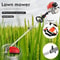 5in1 52CC Gas Powered Weed Eater Kit Brush Cutter Edge Trimmer Hedge Trimmer Pole Chainsaw For La 4