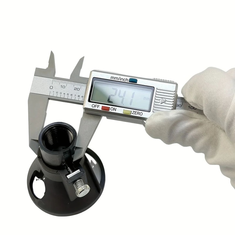 Digital Vernier Caliper 6 Inches LCD Electronic Carbon Fiber Measuring Gauge For Depth Height Mic 4