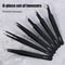 6 Pcs Antistatic Stainless Steel Tweezers Set Curved Straight Tips For Electronics Repair Model 2