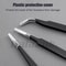6 Pcs Antistatic Stainless Steel Tweezers Set Curved Straight Tips For Electronics Repair Model 4