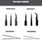 6 Pcs Antistatic Stainless Steel Tweezers Set Curved Straight Tips For Electronics Repair Model 5