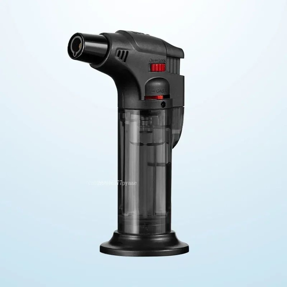 HONEST Windproof Jet Flame Butane Lighter Metal Torch For Cigars BBQ Kitchen Outdoor Camping Jewe 6