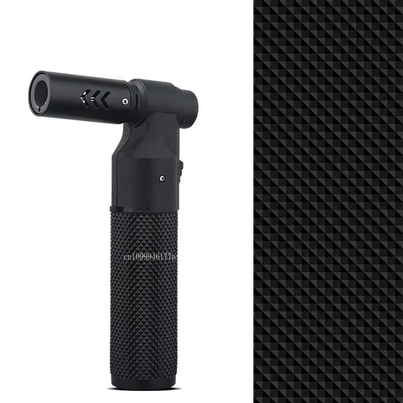 HONEST Windproof Jet Flame Butane Lighter Metal Torch For Cigars BBQ Kitchen Outdoor Camping Jewe 7