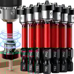 magnetic positioning drywall screwdriver bit | s2 steel locator bit for plasterboard gypsum board screws & fast drilling