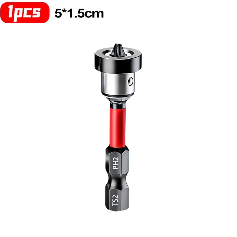 Magnetic Positioning Drywall Screwdriver Bit S2 Steel Locator Bit For Plasterboard Gypsum Board Sc 6