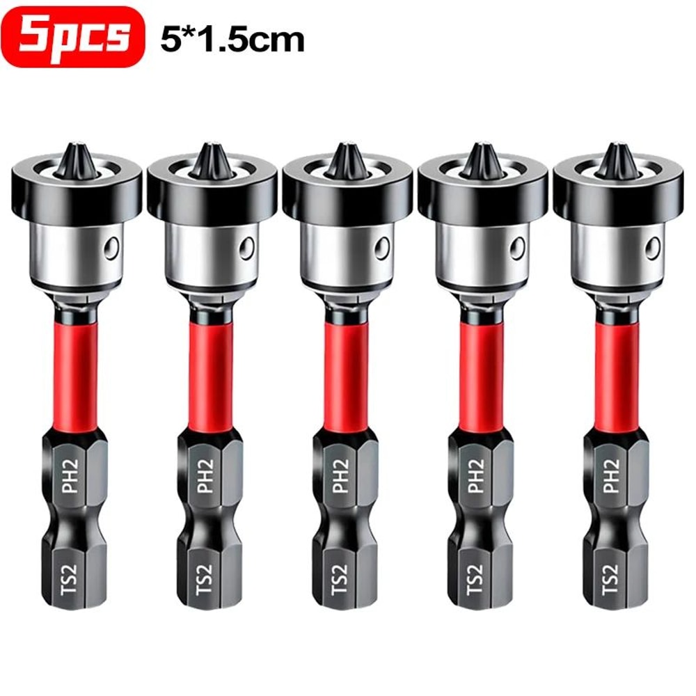Magnetic Positioning Drywall Screwdriver Bit S2 Steel Locator Bit For Plasterboard Gypsum Board Sc 7