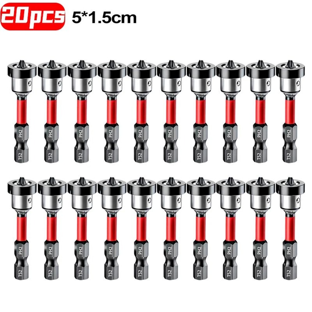 Magnetic Positioning Drywall Screwdriver Bit S2 Steel Locator Bit For Plasterboard Gypsum Board Sc 9