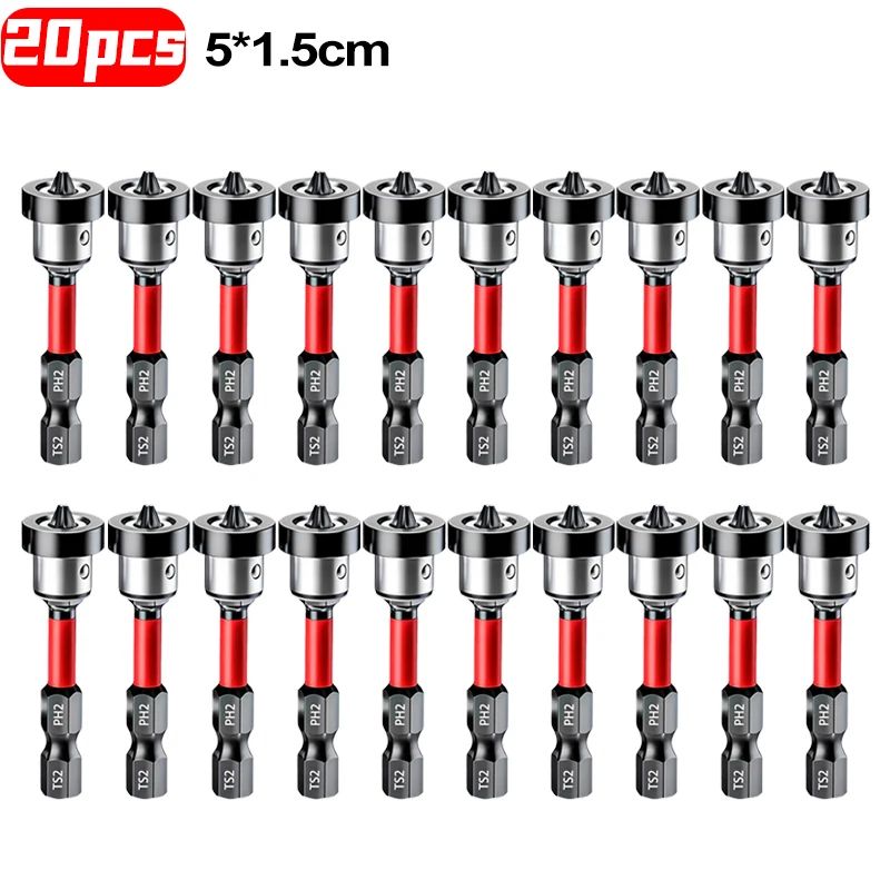 Magnetic Positioning Drywall Screwdriver Bit S2 Steel Locator Bit For Plasterboard Gypsum Board Sc 9