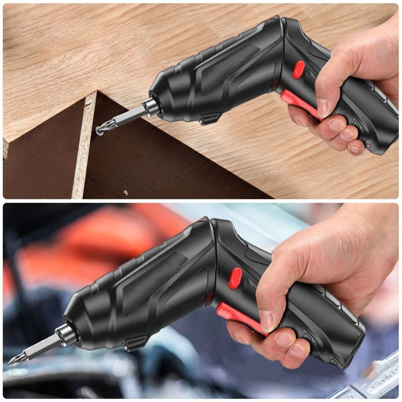 36V Cordless Electric Screwdriver Set Rechargeable Rotatable Mini Drill Driver For Home Repairs D 1