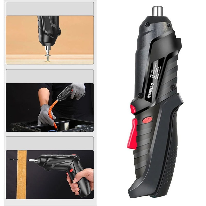 36V Cordless Electric Screwdriver Set Rechargeable Rotatable Mini Drill Driver For Home Repairs D 3