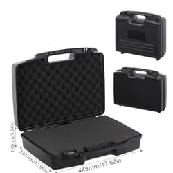 portable multifunction plastic tool box case | protective storage for instruments, notebook, outdoor gear & equipment