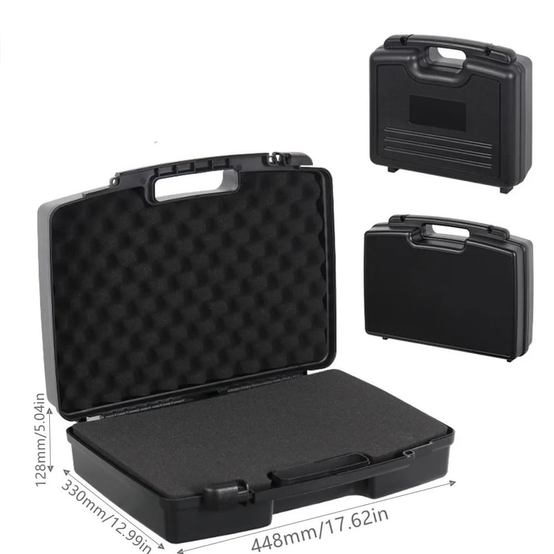 Portable Multifunction Plastic Tool Box Case Protective Storage For Instruments Notebook Outdoor G 0