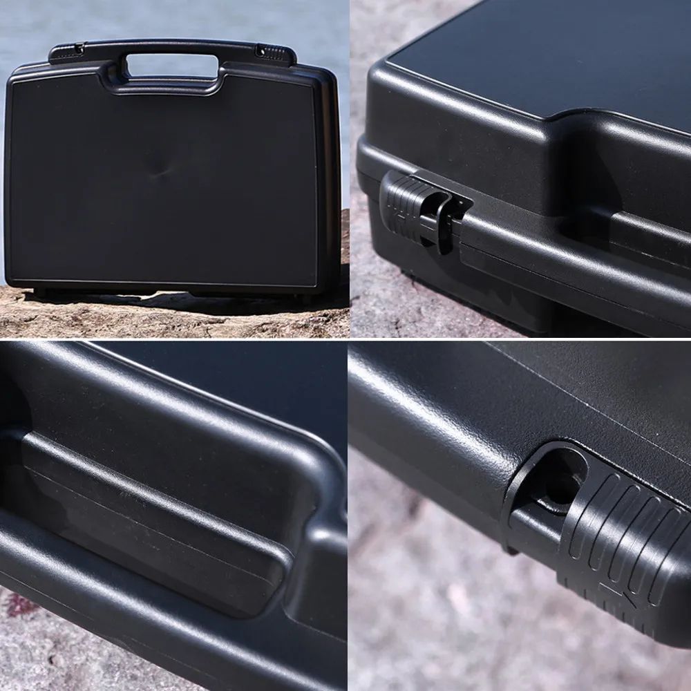 Portable Multifunction Plastic Tool Box Case Protective Storage For Instruments Notebook Outdoor G 4