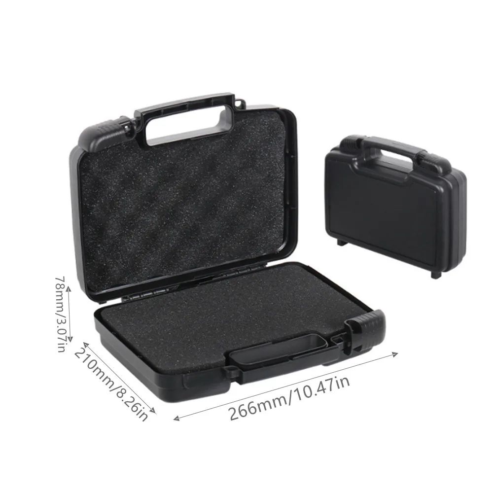 Portable Multifunction Plastic Tool Box Case Protective Storage For Instruments Notebook Outdoor G 6