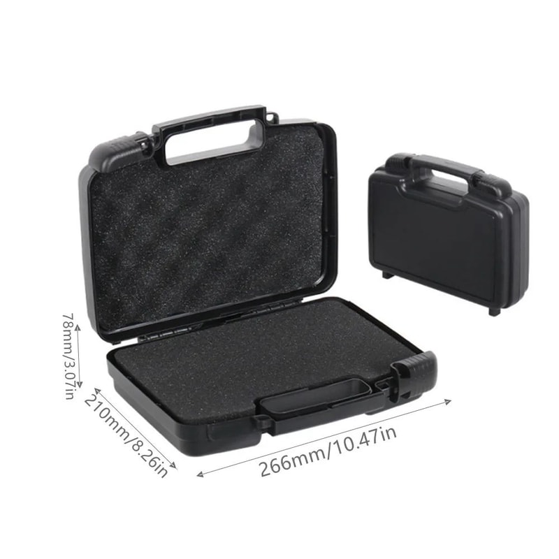 Portable Multifunction Plastic Tool Box Case Protective Storage For Instruments Notebook Outdoor G 6