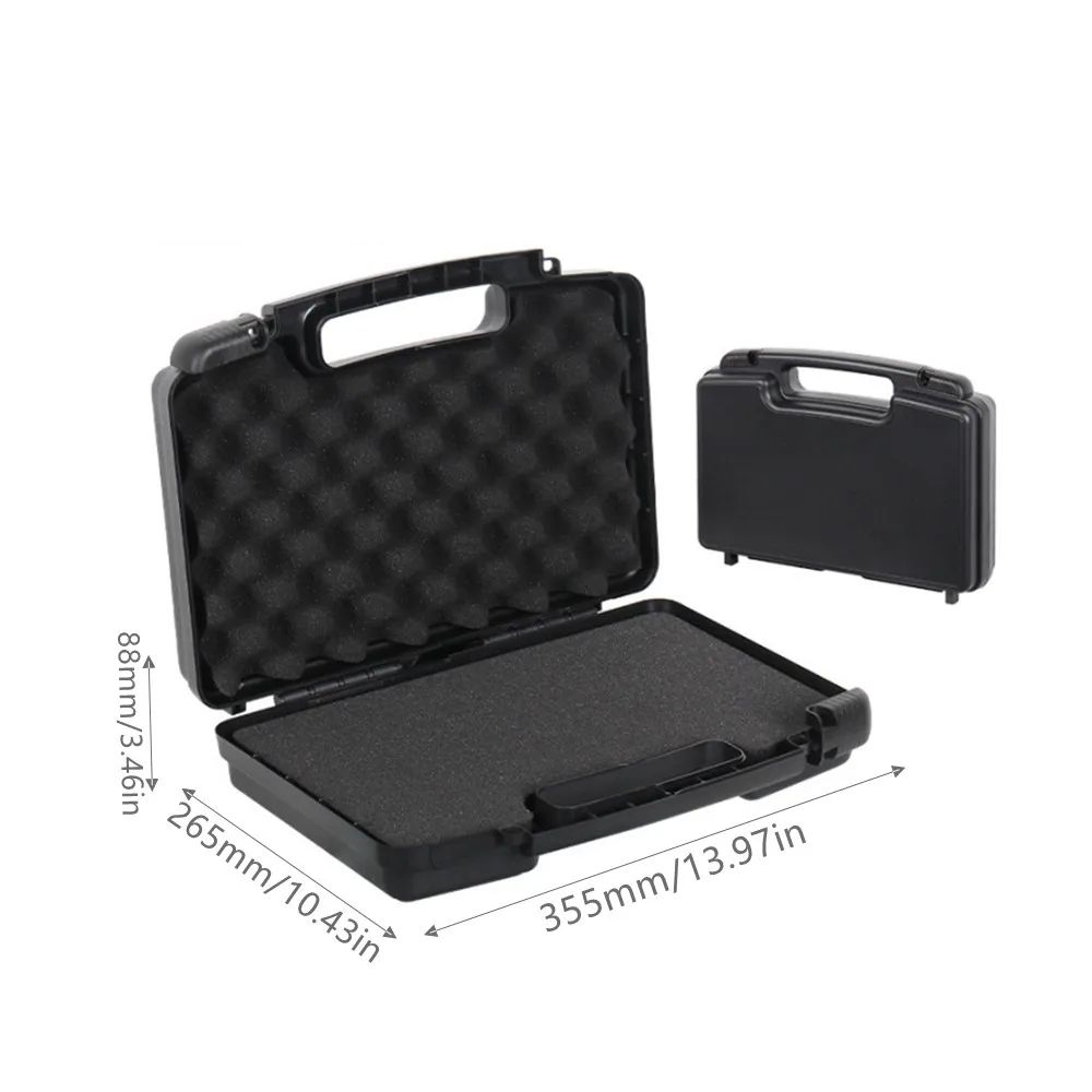 Portable Multifunction Plastic Tool Box Case Protective Storage For Instruments Notebook Outdoor G 8