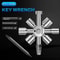 10in1 Multifunction Key Wrench Universal Cross Switch Tool Alloy Triangle Square For Electrical Cab 0