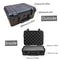 Large Waterproof ABS Hard Tool Case Toolbox With Foam Insert For Mechanics Travel Heavy Duty Tools 8