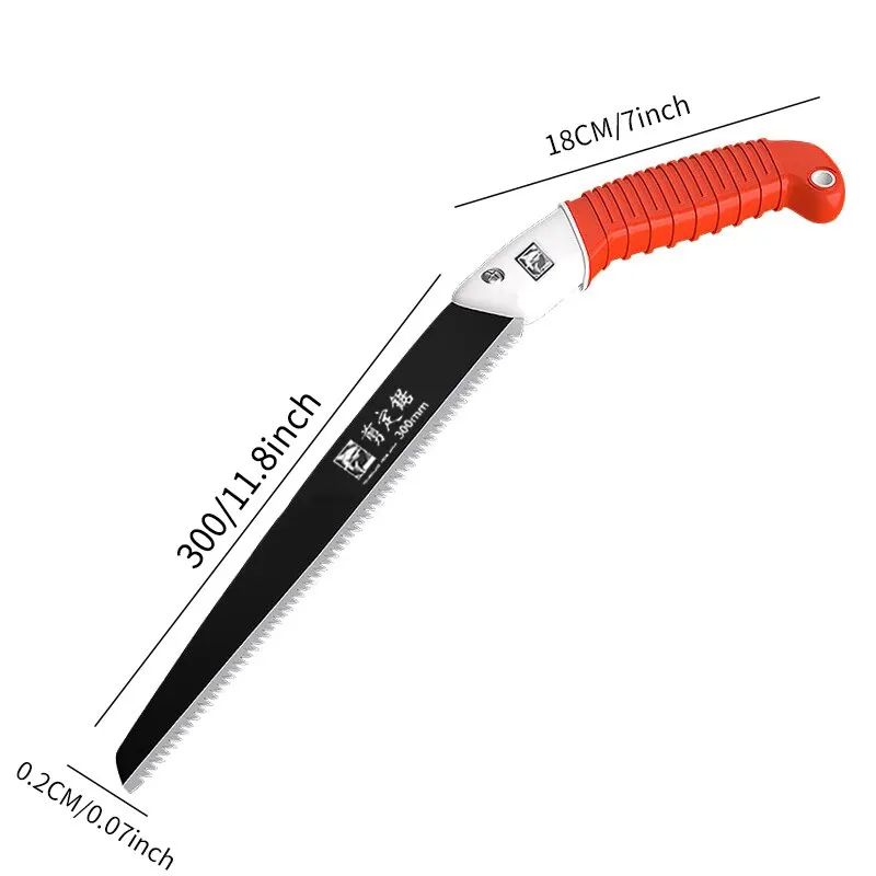 Folding Hand Saw For Wood Cutting Tree Pruning Portable Heavy Duty Carpentry Tool For Garden Camp 5