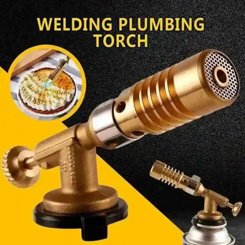 HighTemperature Gas Welding Torch Blowtorch For Copper Brazing Soldering Portable Brass Burner For 2