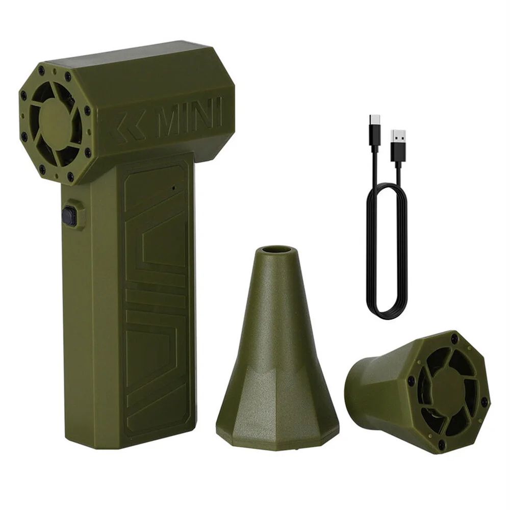 130000RPM Rechargeable Electric Air Duster Mini Turbo Blower With Adjustable Wind Speed For Car PC 7