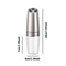 Gravity Electric Salt Pepper Grinder Set With LED Light OneHand Automatic Adjustable Coarseness S 1