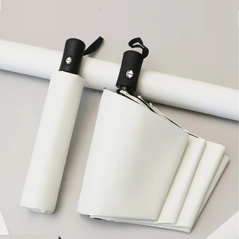 8Rib Automatic Folding Umbrella With UV Protection Compact Windproof Travel Rain Sun Umbrella Lig 12