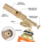 AutoIgnition Pure Copper Gas Torch Burner Gun Adjustable Flame Blow Torch For Brazing BBQ Cooking 3