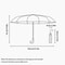 UPF50 UV Protection Windproof Compact Automatic Folding Umbrella Stylish Sun Rain Umbrella With C 1