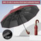 UPF50 UV Protection Windproof Compact Automatic Folding Umbrella Stylish Sun Rain Umbrella With C 3