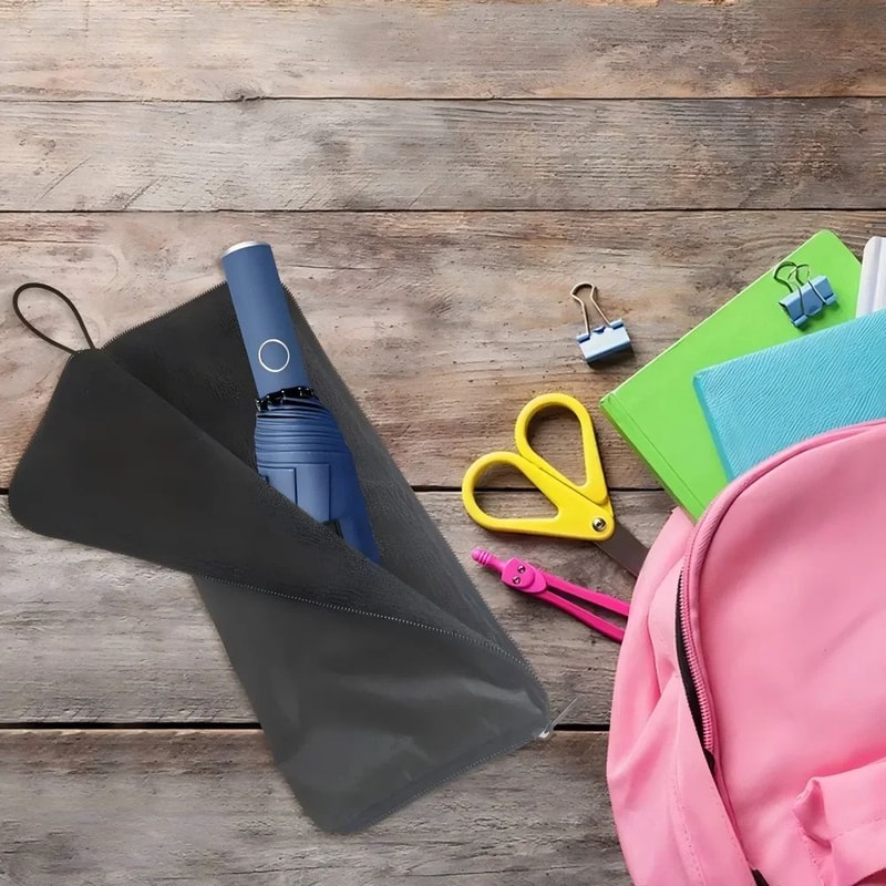 WaterAbsorbing Microfiber Umbrella Storage Bag Waterproof Portable Umbrella Cover Sleeve For Home 4