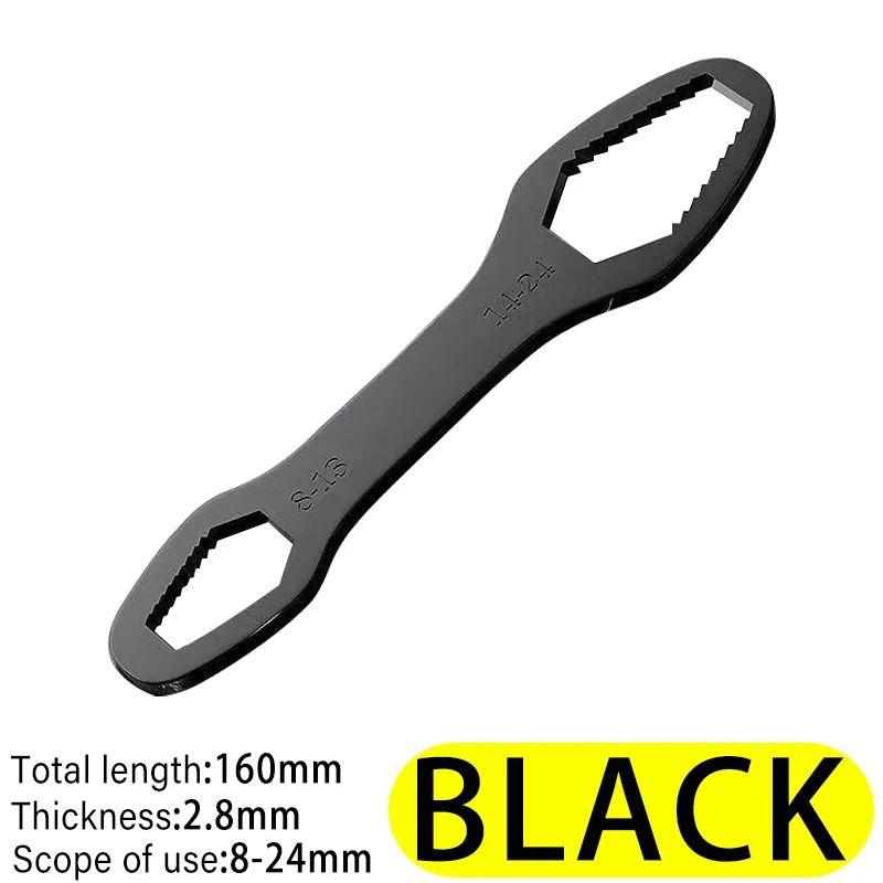Universal SelfTightening Torx Wrench Adjustable DoubleHead Spanner For Nuts Bolts Factory Repair 6