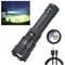 2000LM Tactical LED Flashlight With Power Display USB Rechargeable Zoom Torch For Camping Fishing 6