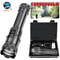 Rechargeable Zoomable LED Flashlight With LCD Power Display Waterproof High Power Torch For Camping 0