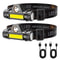 Rechargeable COB LED Headlamp With Strong Magnet Super Bright Waterproof Head Torch For Fishing Cam 7