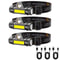 15 Pcs Rechargeable COB LED Headlamp With Strong Magnet Super Bright Waterproof Head Torch For Fis 8