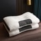 2 Pcs Knitted Neck Support Pillows With Removable Case Ergonomic Bed Pillow Set For Side Back Sto 1