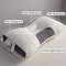 2 Pcs Knitted Neck Support Pillows With Removable Case Ergonomic Bed Pillow Set For Side Back Sto 2