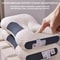 2 Pcs Knitted Neck Support Pillows With Removable Case Ergonomic Bed Pillow Set For Side Back Sto 3