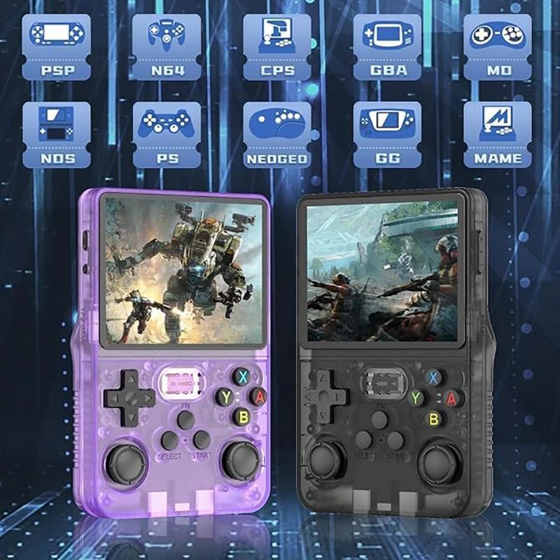 R36S Retro Handheld Game Console 35 In IPS Screen 22000 BuiltIn Games 128GB Portable Video Game Pl 1