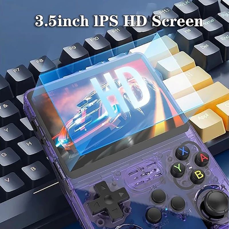 R36S Retro Handheld Game Console 35 In IPS Screen 22000 BuiltIn Games 128GB Portable Video Game Pl 4