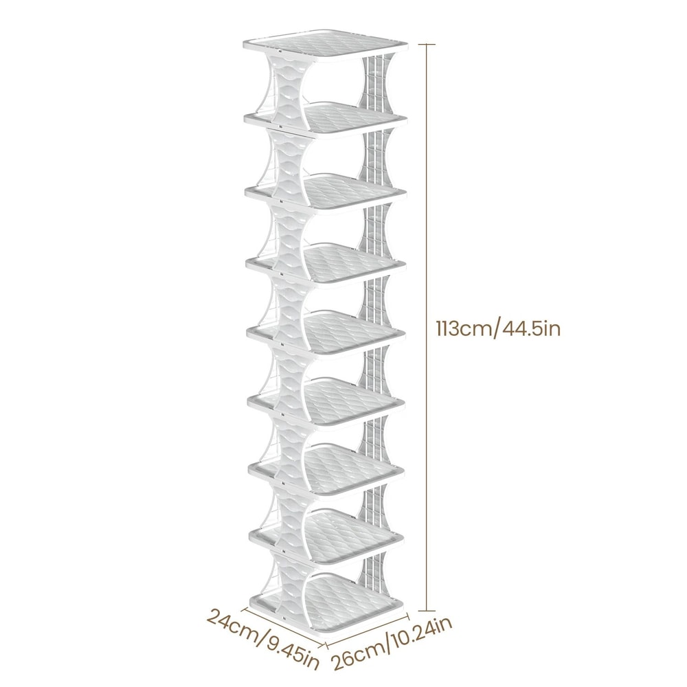 Vertical MultiTier Shoe Rack Organizer Minimalist SpaceSaving Shoe Storage Shelf For Bedroom Close 5