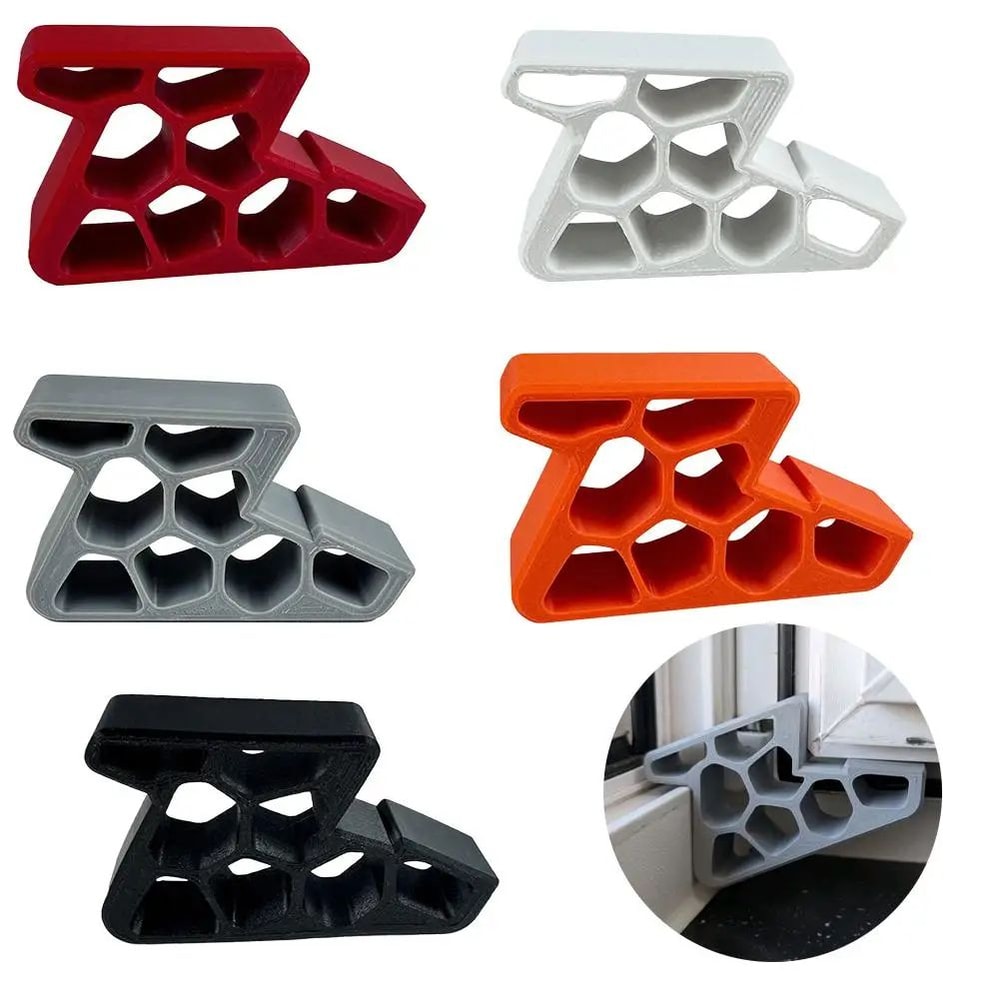 HeavyDuty AntiSlip Door Stopper Wedge Indoor Balcony Sliding Door Window Stop AntiCollision Safet 3