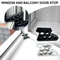 HeavyDuty AntiSlip Door Stopper Wedge Indoor Balcony Sliding Door Window Stop AntiCollision Safet 4
