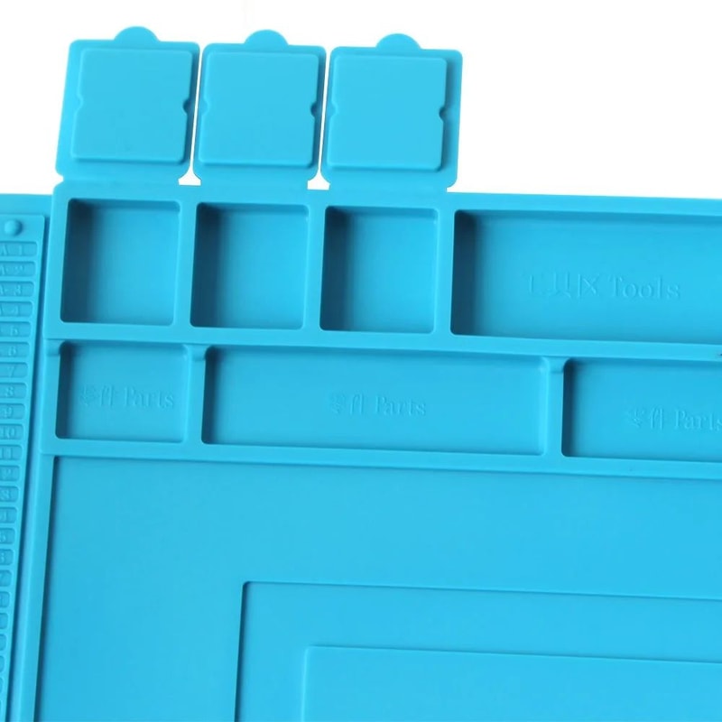 HeatResistant Silicone Soldering Mat 932F AntiStatic Magnetic Workbench Mat For Phone Laptop Watc 1